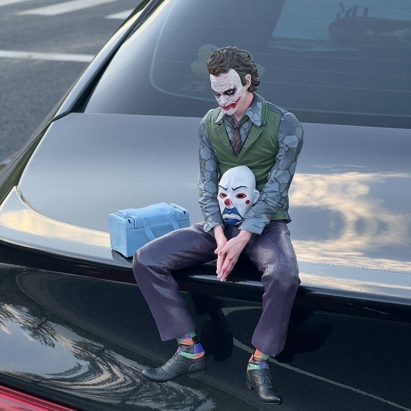 New Joker Heath Ledger Action  - مراجعة Car Accessories Joker وسعره
