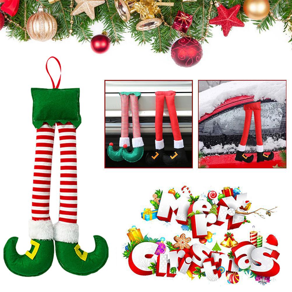 Car Christmas Leg Folding Deco - مراجعة Car Accessories Xmas Gifts وسعره