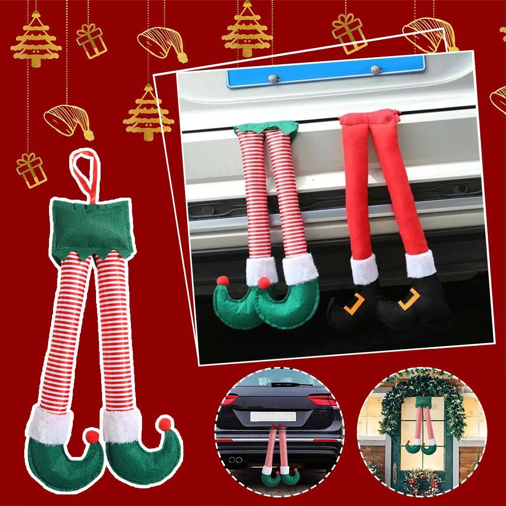 Car Christmas Leg Folding Deco - مراجعة Car Accessories Xmas Gifts وسعره