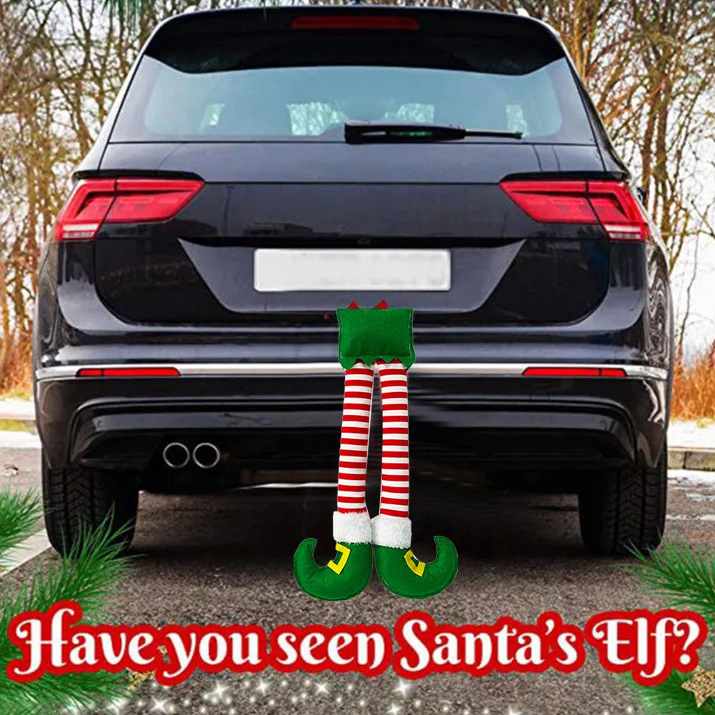Car Christmas Leg Folding Deco - مراجعة Car Accessories Xmas Gifts وسعره