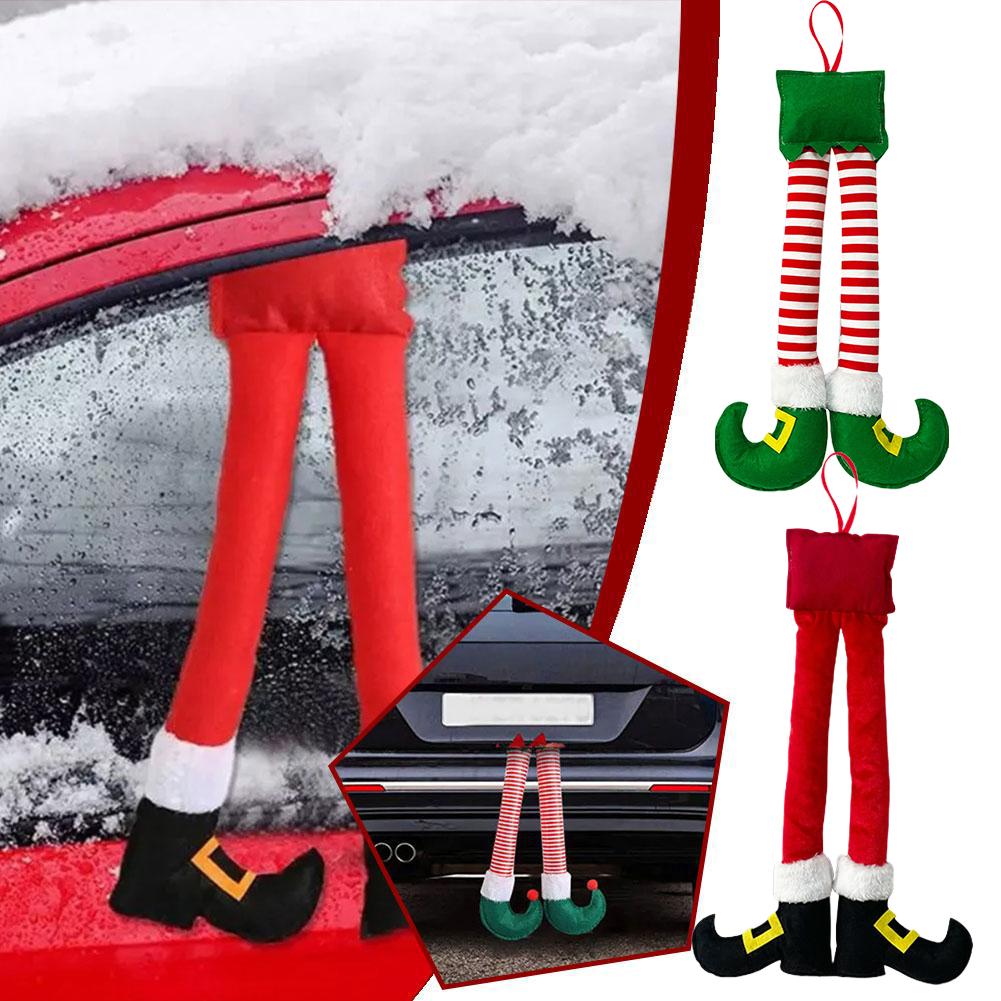 Car Christmas Leg Folding Deco - مراجعة Car Accessories Xmas Gifts وسعره