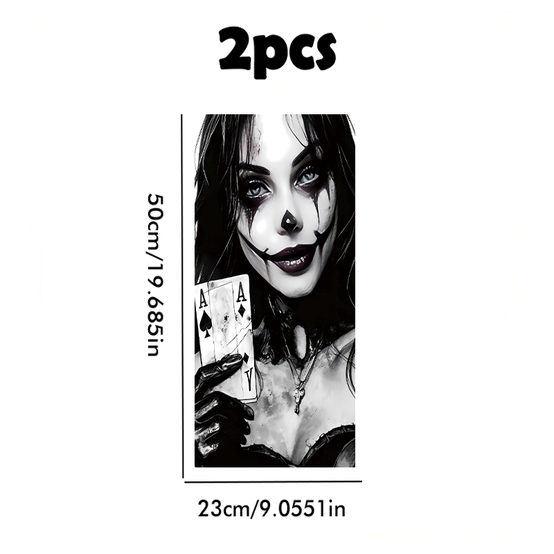 2pcs car B-pillar stickers Jok - مراجعة Car Accessories Joker وسعره