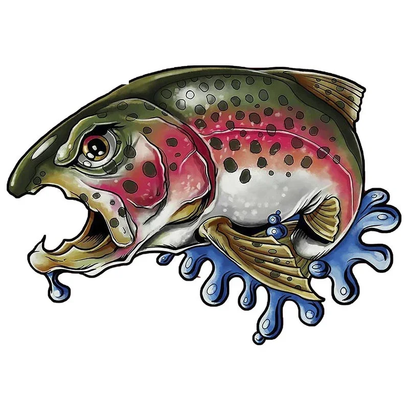 Car Stickers Wild Brown Trout  - مراجعة Car Accessories You Need وسعره