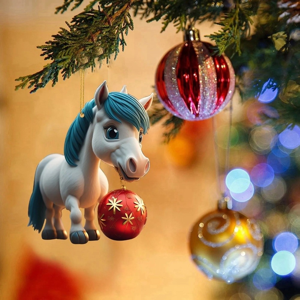 2D Flat Christmas Hanging Pend - مراجعة Car Accessories Xmas Gifts وسعره