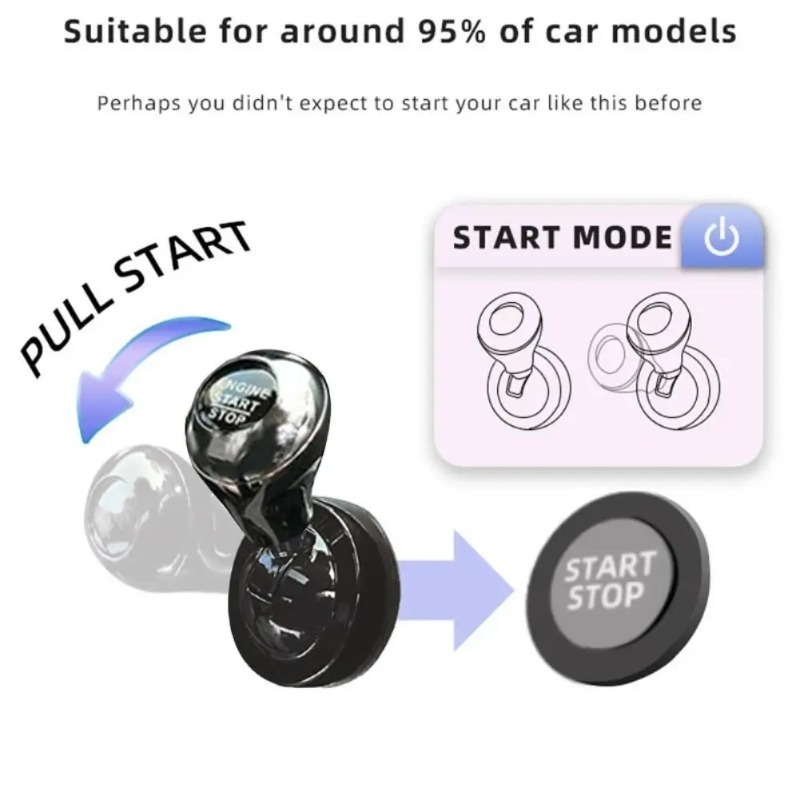 Car One-Touch Start Button wit - مراجعة Car Accessories Essentials وسعره
