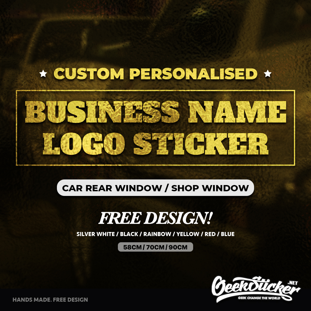 Custom Bussiness Name Sticker  - مراجعة Car Accessories Quotes وسعره