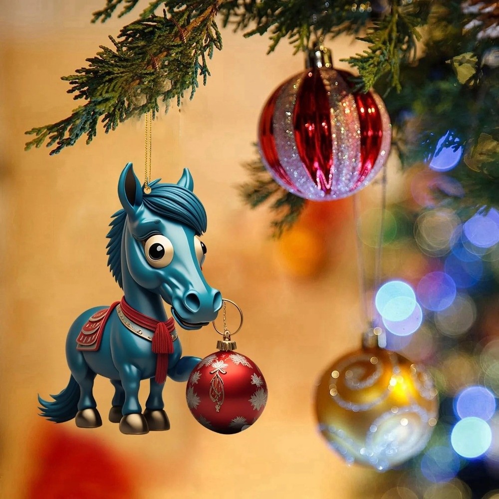 2D Flat Christmas Hanging Pend - مراجعة Car Accessories Xmas Gifts وسعره