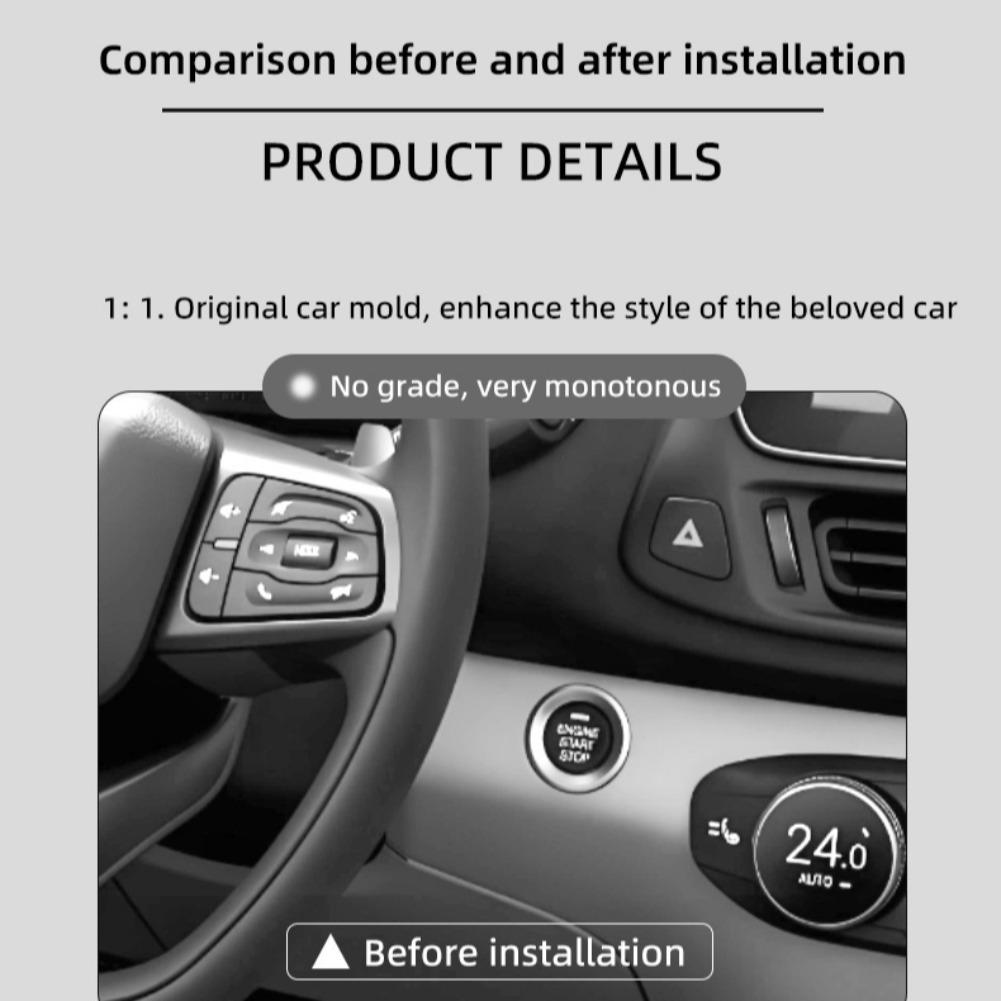 1PC Car One-Touch Start Button - مراجعة Car Accessories Essentials وسعره
